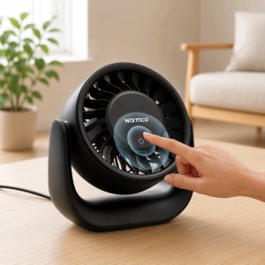 Wentylator Zenwire Wiatrak USB Cichy mini wentylator biurkowy biwakowy chłodzenie USB USB-C 8