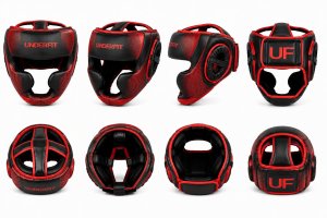 UNDERFIT Kask bokserski Core czerwony M 3
