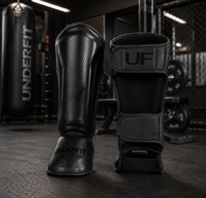 UNDERFIT Ochraniacze piszczeli i stóp Core czarne XL 4