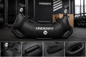 UNDERFIT Bułgarski worek z obciążeniem 25 kg Power Bag Sandbag 3
