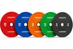 Gym Rage Obciążenie olimpijskie bumper 10 kg Underfit Interlock 2