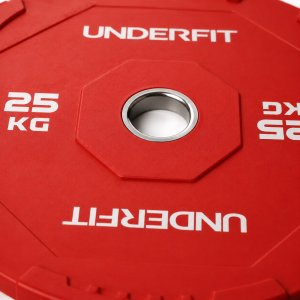 Gym Rage Obciążenie olimpijskie bumper 10 kg Underfit Interlock 3