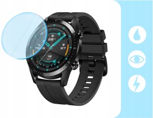 Alogy 2x Szkło ochronne do smartwatch HUAWEI WATCH GT2 46MM szkiełko szybka CLEAR (BUND1251) 2
