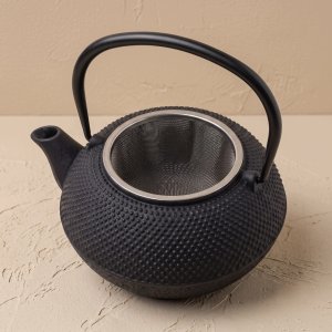 Yermos Czajnik żeliwny do herbaty z sitkiem, filiżankami i podstawką SONO, 1,2 l 5