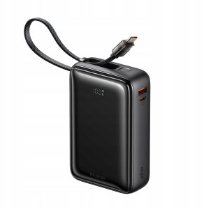 Mcdodo Powerbank 20000MAH do telefonu z wbudowanym kablem 3 X USB-C USB-A 13