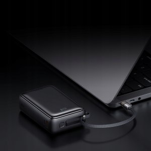 Mcdodo Powerbank 20000MAH do telefonu z wbudowanym kablem 3 X USB-C USB-A 8