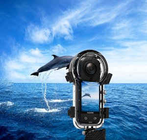 PEYTECH Obudowa wodoodporna do Insta360 X5 wodoszczelna nurkowanie 40M case (5908420566531) 5