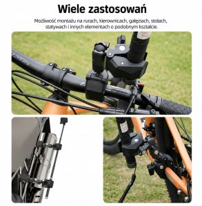 PEYTECH Uchwyt Pomocniczy Do Kamer GoPro DJI Insta360 Zacisk Rura 360 (UPDK) 5