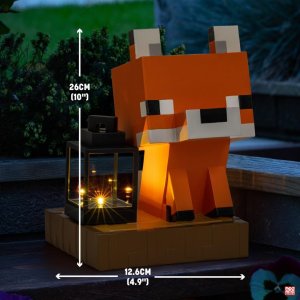 Paladone PALADONE Minecraft Lampka Solarna Lisek (Wysokość: 26,5 Cm) 11