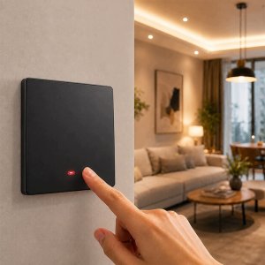 Qoltec Inteligentny 1-kanałowy włącznik wyłącznik światła | Wi-Fi | Timer | Tuya (5901878527222) 3