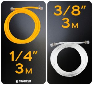 Powermat Agregat malarski pneumatyczny 10L pistolet natryskowy do farb 2MM wąż 3M 5