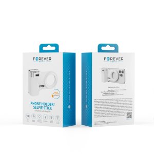 Selfie stick 4kom.pl Forever uchwyt do telefonu/selfie stick BT do MagSafe PHSS-100 biały (GSM276124) 4