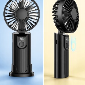 Wentylator Topk Wiatrak wentylator akumulatorowy USB cichy mini ręczny 5000mAh TOPK 7