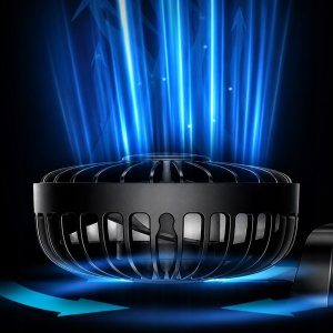 Wentylator Topk Wiatrak wentylator akumulatorowy USB cichy mini ręczny 5000mAh TOPK 9