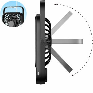 Wentylator Topk Wiatrak wentylator akumulator USB cichy mini biurkowy chłodzenie TOPK K65 3