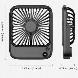 Wentylator Topk Wiatrak wentylator akumulator USB cichy mini biurkowy chłodzenie TOPK K65 4