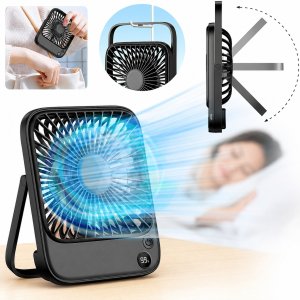 Wentylator Topk Wiatrak wentylator akumulator USB cichy mini biurkowy chłodzenie TOPK K65 10
