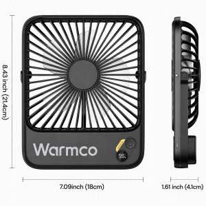Wentylator Zenwire Wiatrak USB Cichy mini wentylator biurkowy biwakowy chłodzenie 10000mAh 3