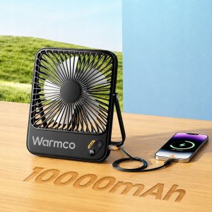 Wentylator Zenwire Wiatrak USB Cichy mini wentylator biurkowy biwakowy chłodzenie 10000mAh 6