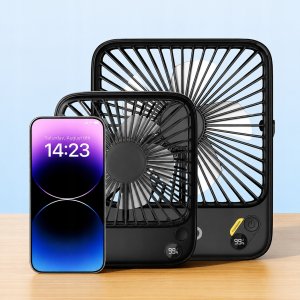 Wentylator Zenwire Wiatrak USB Cichy mini wentylator biurkowy biwakowy chłodzenie 10000mAh 10