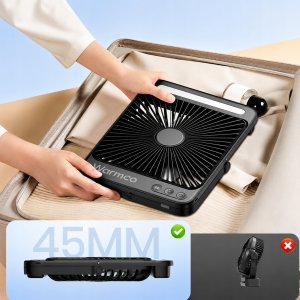 Wentylator Zenwire Wiatrak USB Cichy mini wentylator biurkowy biwakowy chłodzenie 20000mAh 11