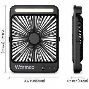 Wentylator Zenwire Wiatrak USB Cichy mini wentylator biurkowy biwakowy chłodzenie 20000mAh 4