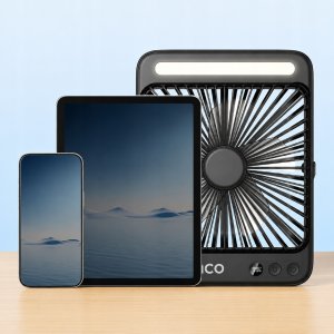 Wentylator Zenwire Wiatrak USB Cichy mini wentylator biurkowy biwakowy chłodzenie 20000mAh 8