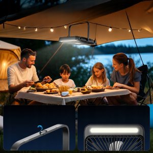 Wentylator Zenwire Wiatrak USB Cichy mini wentylator biurkowy biwakowy chłodzenie 20000mAh 9