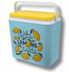 Lodówka turystyczna Kamai Pasywna na wkłady 24L Lemons (74960) 2