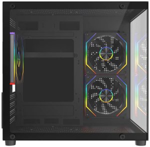 Obudowa Rampage Lumid ARGB czarna (LUMID-BLACK) 3
