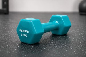 UNDERFIT Hantla winylowa fitness 2 x 9 kg 5