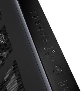 Obudowa Crono ASUS case ROG Cronox ARGB, E-ATX, Przezroczysta ścianka boczna, 4x120mm ARGB, czarna (90DC00T0-B09030) 16