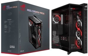 Obudowa Crono ASUS case ROG Cronox ARGB, E-ATX, Przezroczysta ścianka boczna, 4x120mm ARGB, czarna (90DC00T0-B09030) 8