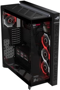 Obudowa Crono ASUS case ROG Cronox ARGB, E-ATX, Przezroczysta ścianka boczna, 4x120mm ARGB, czarna (90DC00T0-B09030) 10