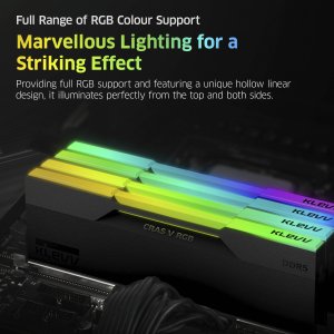 Pamięć Klevv Cras V RGB, DDR5, 32 GB, 6000MHz, CL28 (KD5AGUA80-60B280G) 2