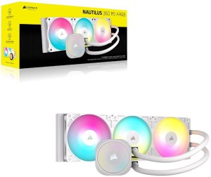 Chłodzenie wodne Corsair Nautilus 360 ARGB Biały (CW-9060095-WW) 4