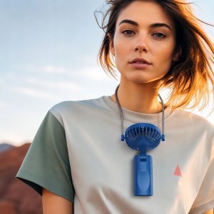 Wentylator Topk Wiatrak USB Cichy mini wentylator biurkowy ręczny 5000mAh TOPK K38 12