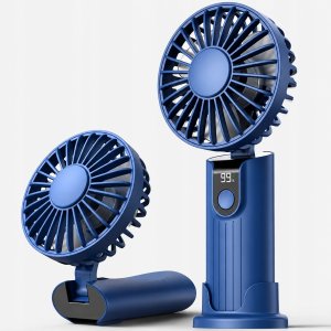 Wentylator Topk Wiatrak USB Cichy mini wentylator biurkowy ręczny 5000mAh TOPK K38 2