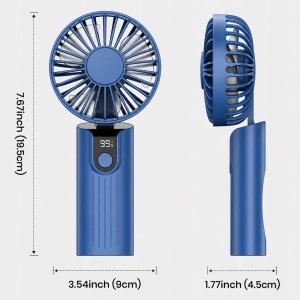 Wentylator Topk Wiatrak USB Cichy mini wentylator biurkowy ręczny 5000mAh TOPK K38 4