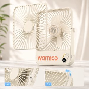 Wentylator Zenwire Wiatrak USB Cichy mini wentylator biurkowy biwakowy chłodzenie 10000mAh 5