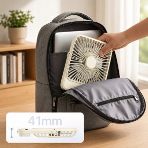 Wentylator Zenwire Wiatrak USB Cichy mini wentylator biurkowy biwakowy chłodzenie 10000mAh 8