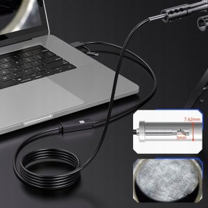 Inskam Endoskop kamera inspekcyjna do broni lufy Android i Win 6LED IP67 5mm 2.5m 2