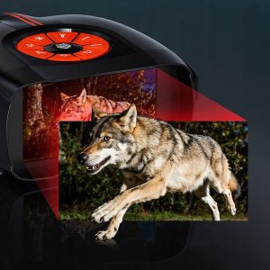 Bestguarder Noktowizor lornetka noktowizyjna nocna podczerwień 5000mAh 4,5" 800m 4K HD 3