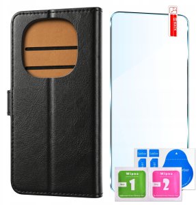krainaGSM Etui Z Klapką Do Xiaomi Redmi Note 15 Pro 5G Skórzane Portfel Case + Szkło 4