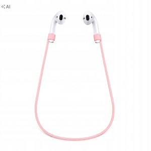 4TechGoods Linka Magnetyczna Do AirPods / FreeBuds Słuchawek TWS Pasek Na Szyję Różowa (GSMA0467) 2