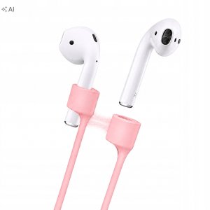 4TechGoods Linka Magnetyczna Do AirPods / FreeBuds Słuchawek TWS Pasek Na Szyję Różowa (GSMA0467) 3