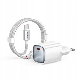 Ładowarka Mcdodo Nano GaN 1x USB-C 45W + kabel USB-C Biała (CH-4432) 6