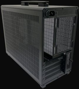 Obudowa LC-Power Geh Micro ATX Gaming 718MB Cuboid Black (LC-718MB-ON) 3