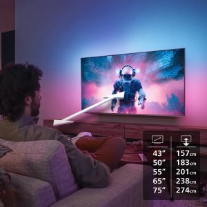 Telewizor Philips 55PQS8611/12 QLED 55'' 4K Ultra HD Titan OS Ambilight 10