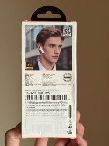 Słuchawki Hoco Słuchawka bezprzewodowa mono (ENC, BT 6.0, 130mAh) E201 biała 2